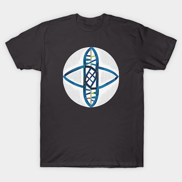 DNA Mosaic T-Shirt by Quixotic Oasis